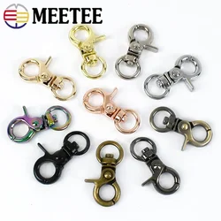 5-50Pcs 10mm Metal Buckles Swivel Lobster Trigger Snap Hook for Bag Hang Clasp Keychain Carabiner Buckle Sewing Accessories