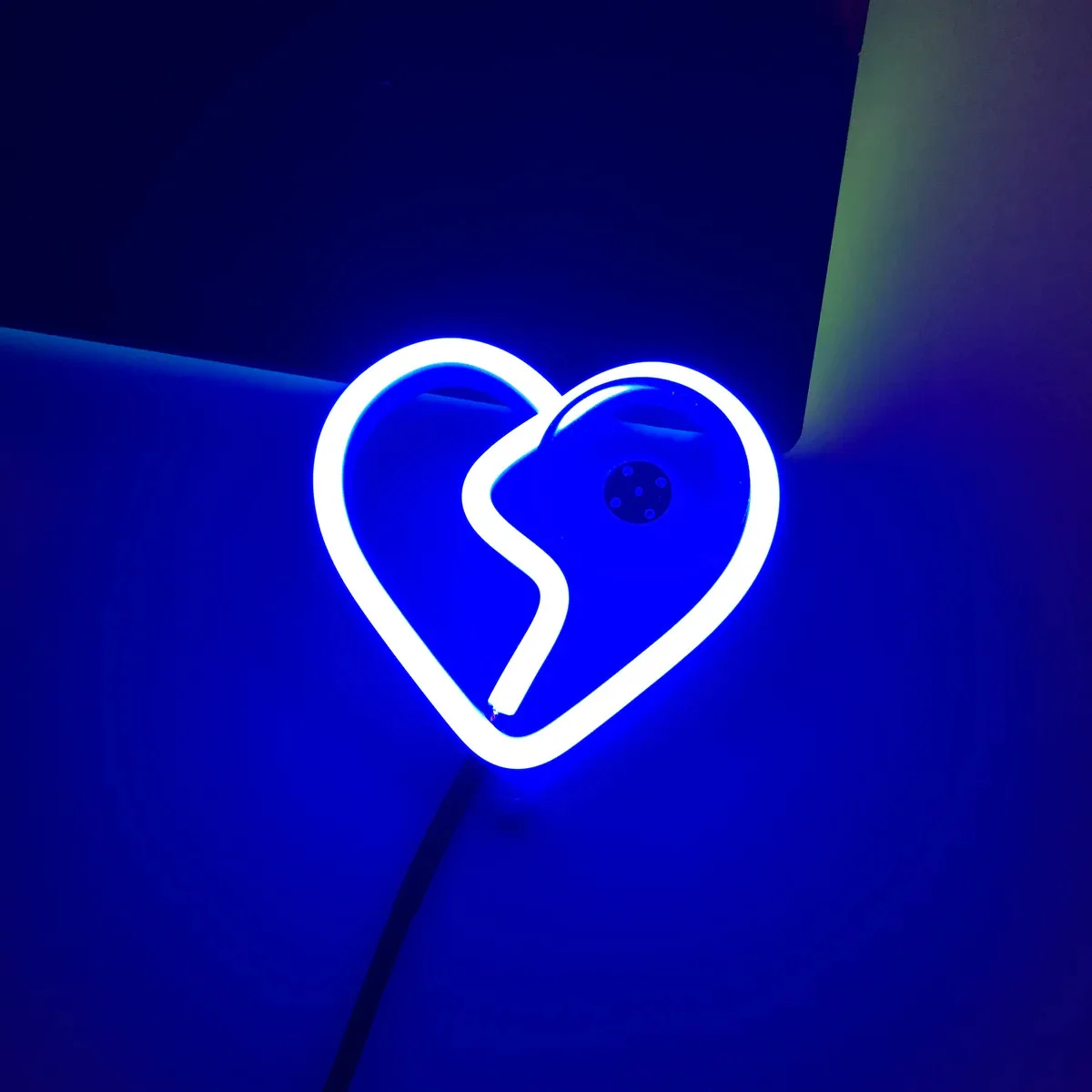 

Universal Window LED Lights Interior Decoration Luminous Heart Atmosphere Lights USB Wiring Modification Neon Lights