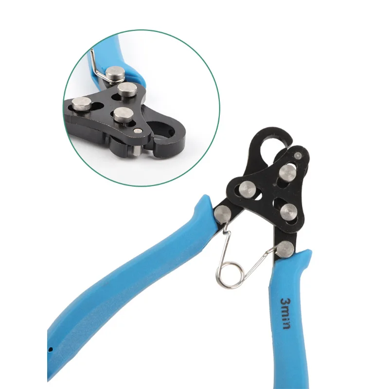 Mini 9-Pin Jewelry Pliers Set Round Nose & Needle Wire Wrapping Tool Multi-Function DIY Beading Craft Pliers for Jewelry Making