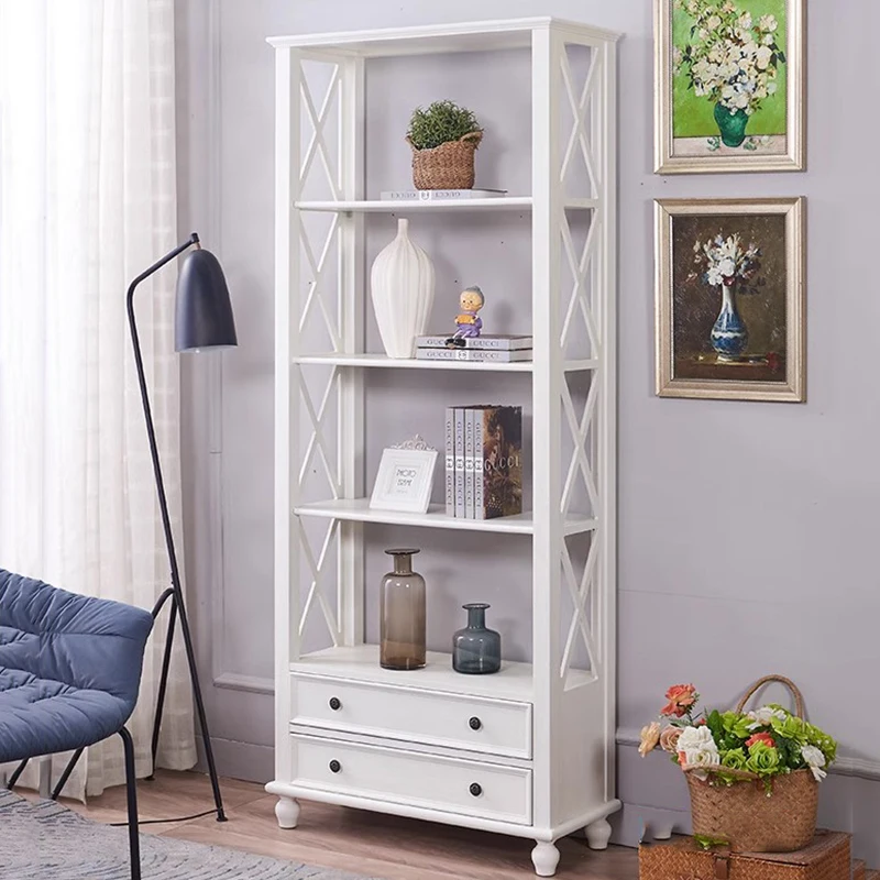 Library Display Book Shelf Magazine Space Saving Mobile Children'S Bookcases Modern Collect Book Etagere Rangement Furniture