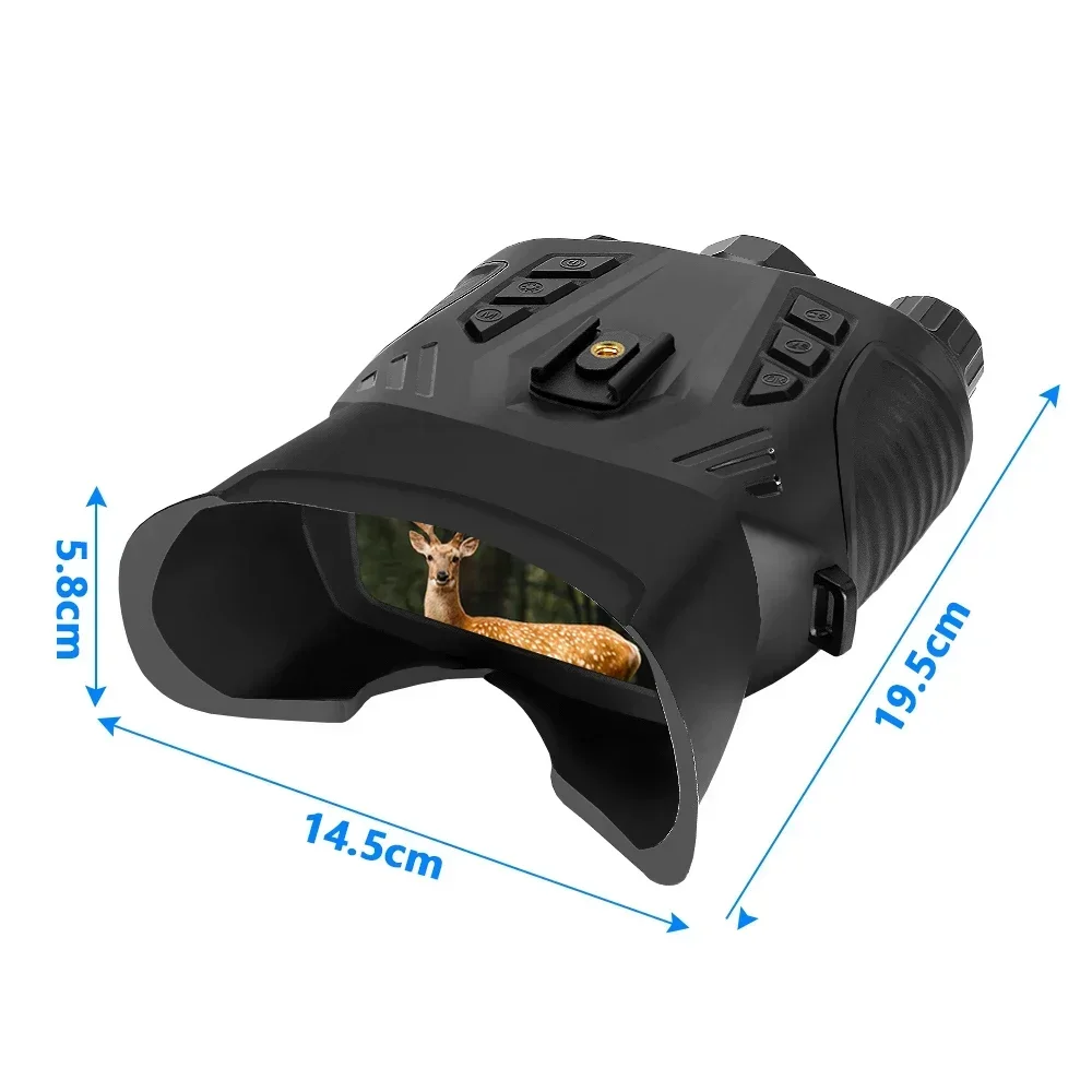 Visione notturna a colori montata sulla testa DT69 WIFI Visione notturna binoculare 2.4 '' 2.5K HD 15MP Controllo APP Batteria 2600mAh per la caccia