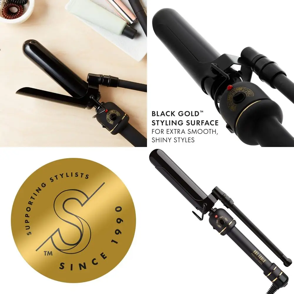 

Профессиональный утюжок для волос Black Gold Marcel Iron для создания гладких и блестящих причесок (1-1/4)