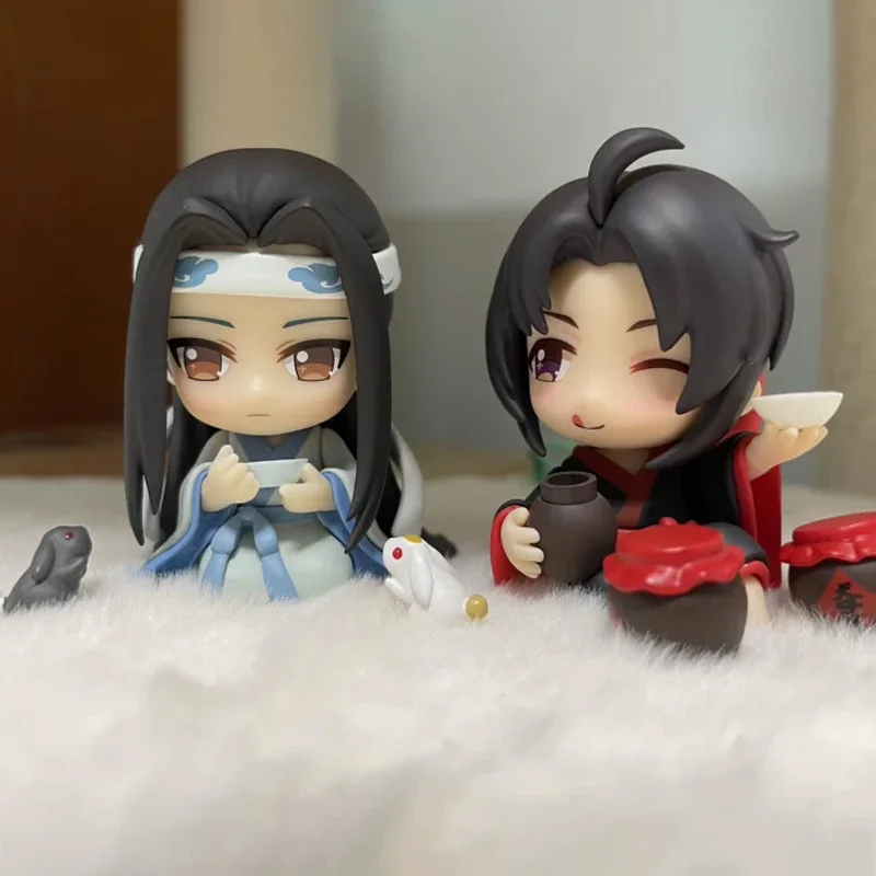 

6cm Anime Figures The Untamed Grandmaster Of Demonic Cultivation Wei Wuxian Lan Wangji Mo Dao Zu Shi Authentic Anime Peripheral