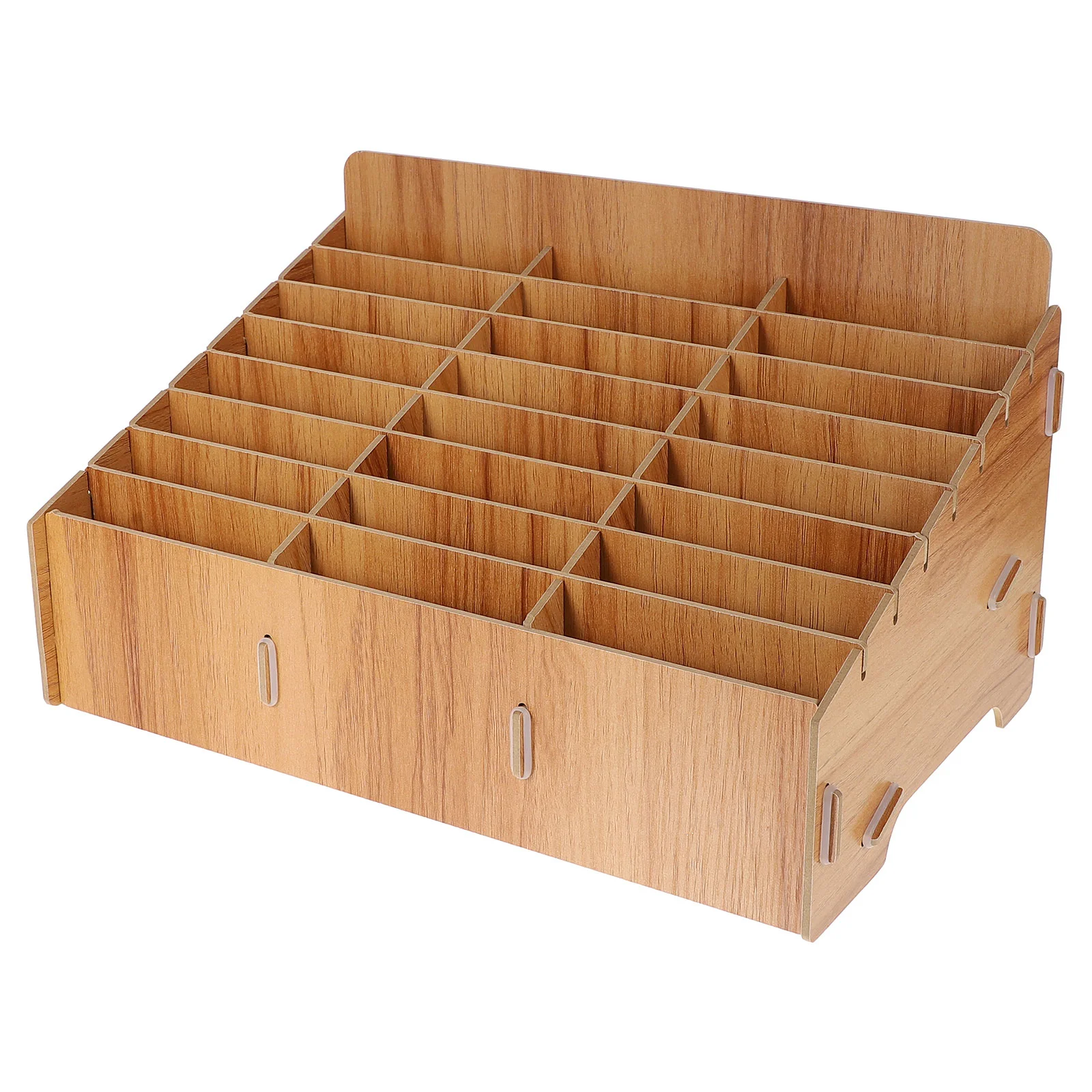 Table Calculator Mobile Mobile Storage Box The Call Class Cell Cell Phone Storage Box Wooden Case