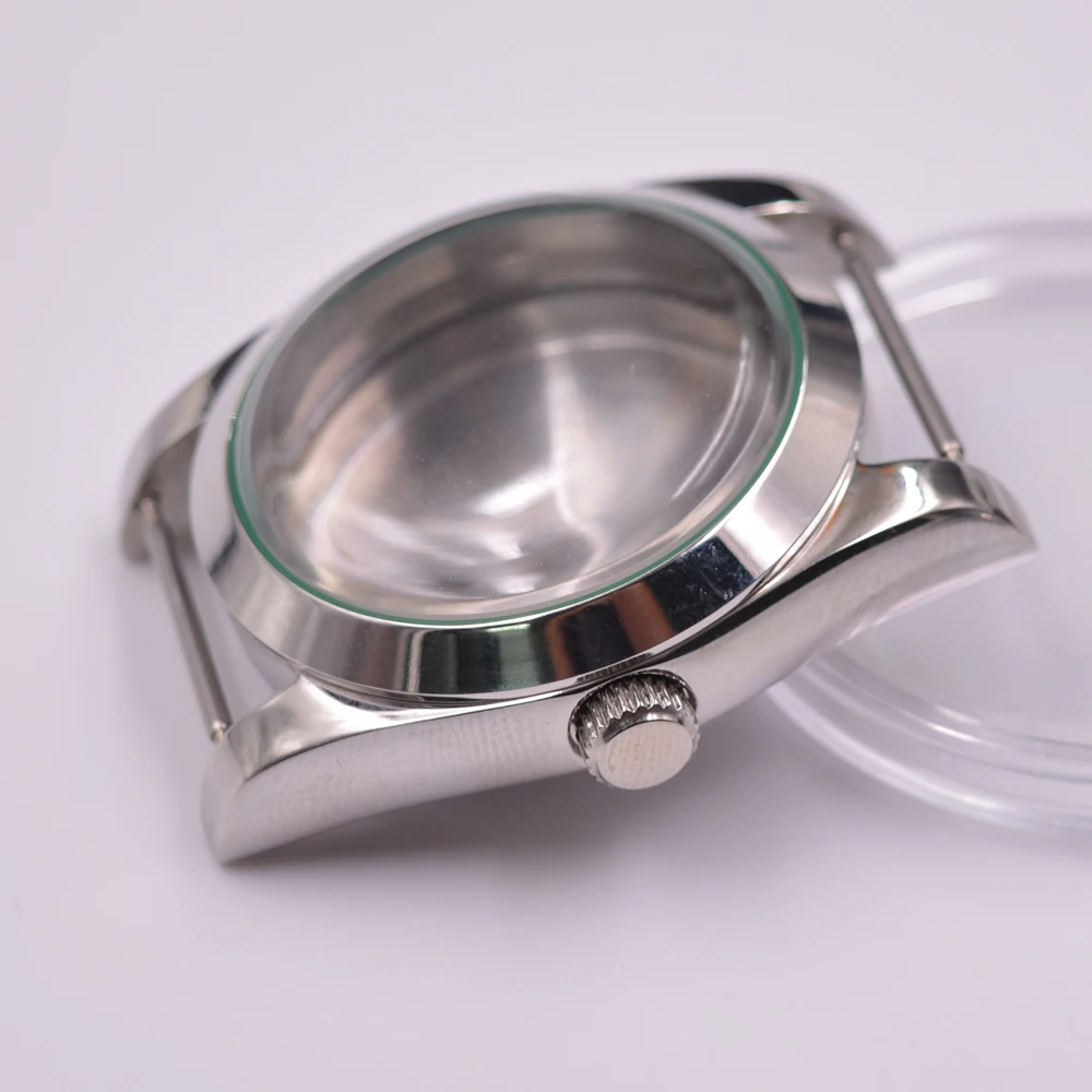 36mm/40mm domed glass watch case fit NH35 NH36 ETA2824 2836 Miyota8205 8215 821A Mingzhu DG2813 3804 PT5000 movement