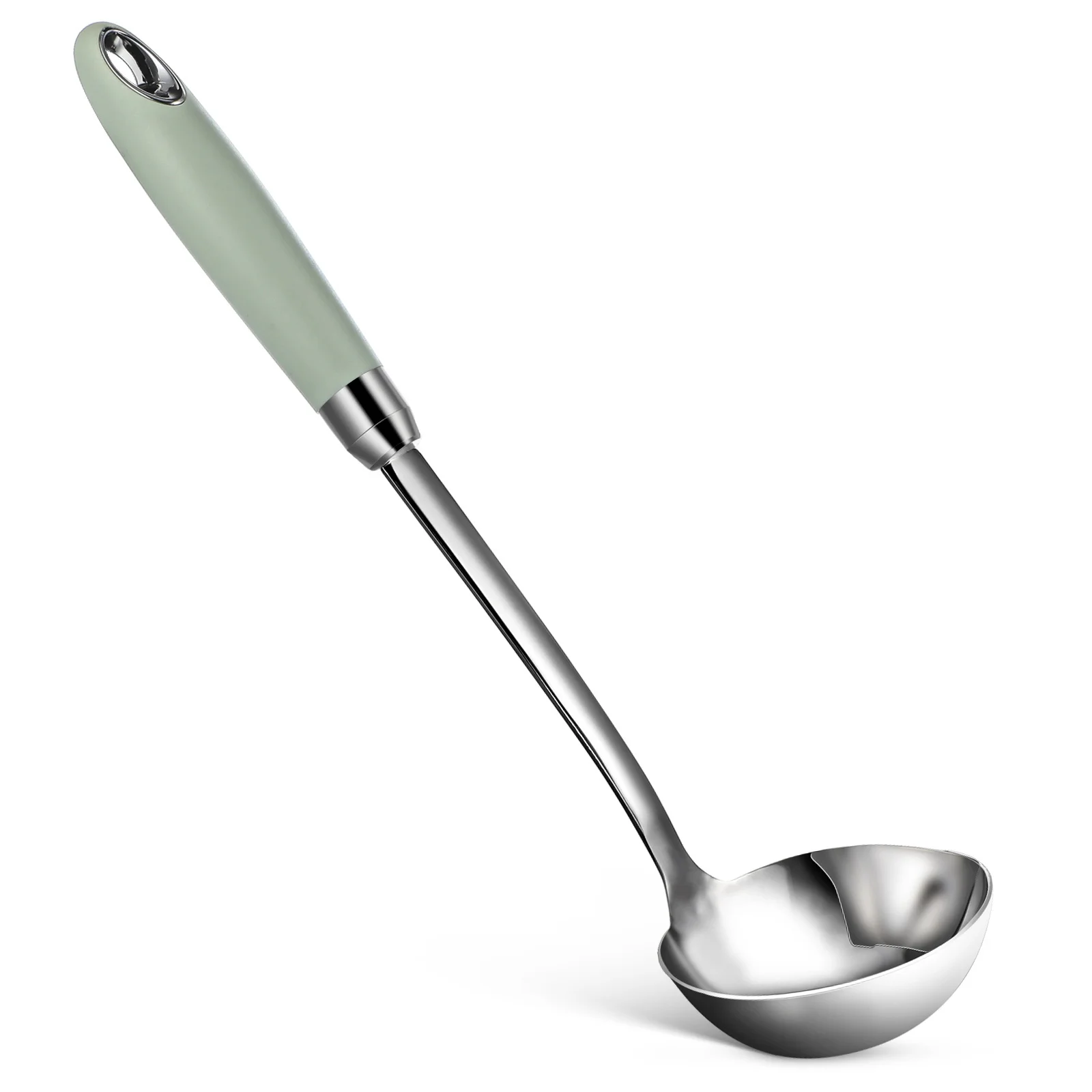 

Oil Separator Ladle Stainless Steel Long Handle Serving Spoon for Soup Stew Gravy Fat Separating Kitchen Tool Drain Ladle