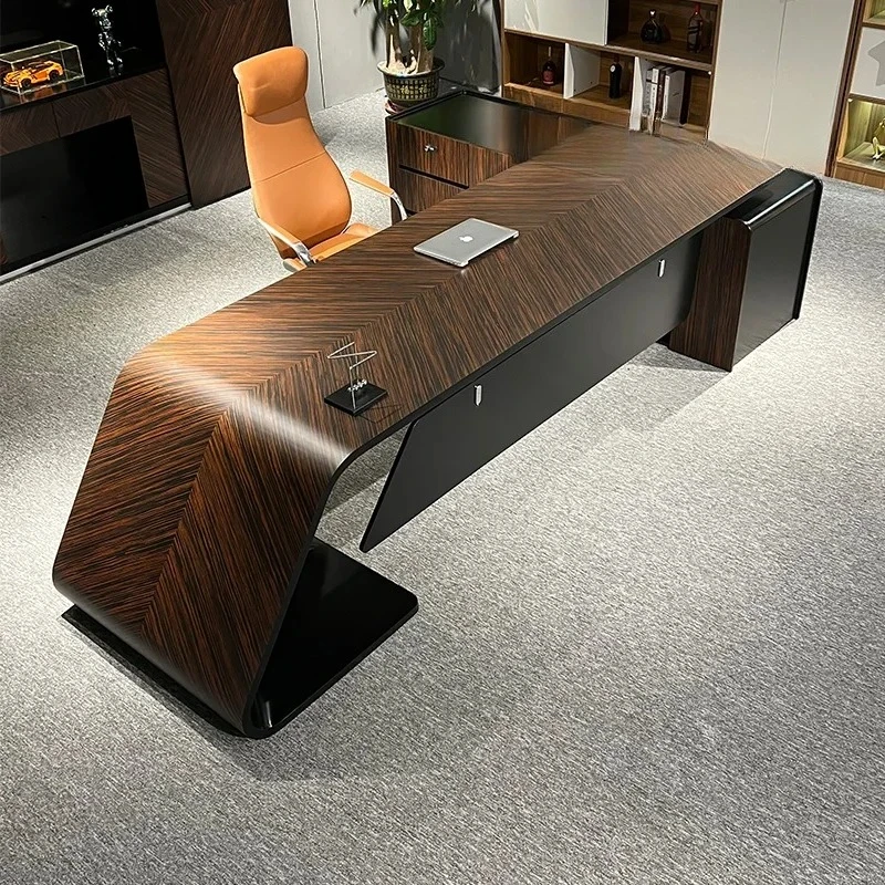 

a Simple modern high-end fashion desk manager desk office atmosphere single desk