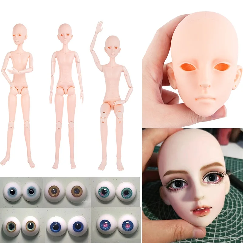 Male BJD Doll 60cm Practice Makeup Doll Head or Whole Doll DIY Doll Boyfriend Dolls Kids Doll Girls Toys Gift