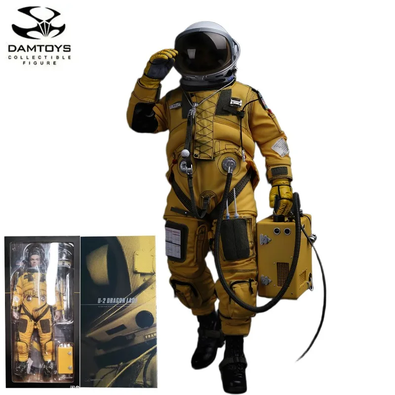 

DAMTOYS Genuine 78030 U-2 Reconnaissance Aircraft Pilot U-2 "Dragon Girl" Movable Finished Product Model Boy's Gift Collectibles