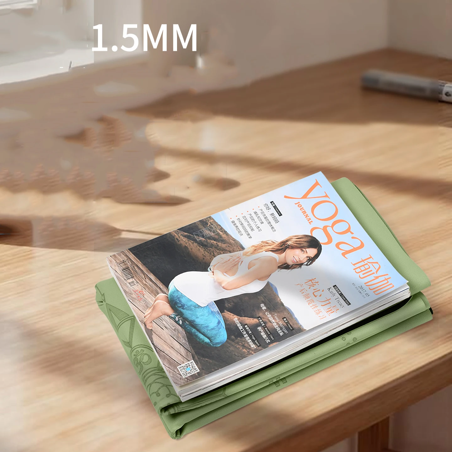 للطي المحمولة اليوغا حصيرة المطاط الطبيعي المضادة للانزلاق خفيفة الوزن القماش اللياقة البدنية بساط للتمارين الرياضية الأوساخ بساط عزل السفر حصيرة جديد