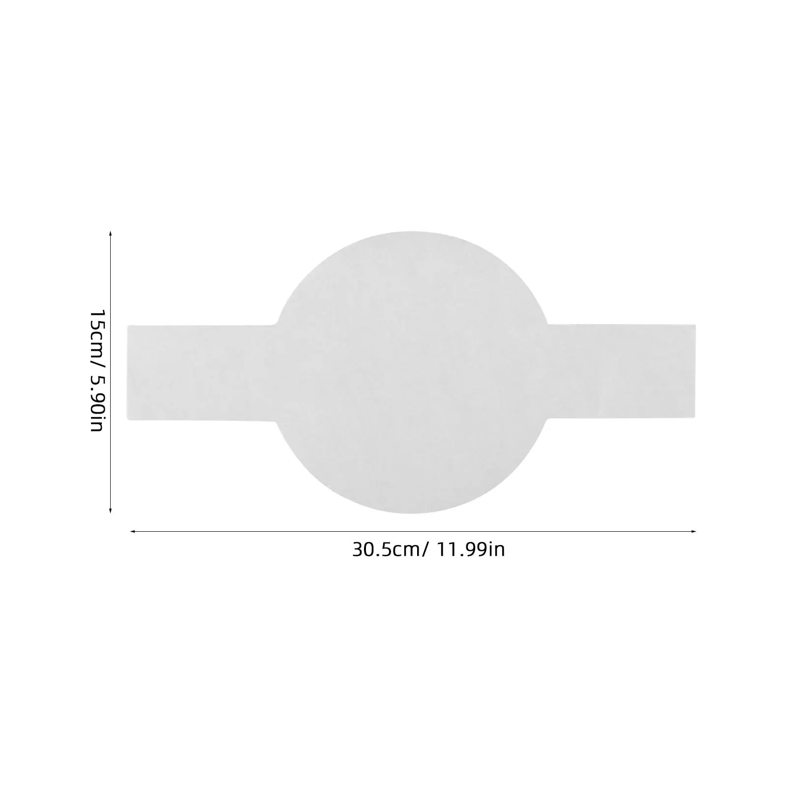 100 قطعة كعكة عموم ورقة بطانات البرشمان المستديرة غير عصا أوراق الخبز رفع علامات التبويب سهلة إزالة الكعكة الدوائر الورقية الخبز