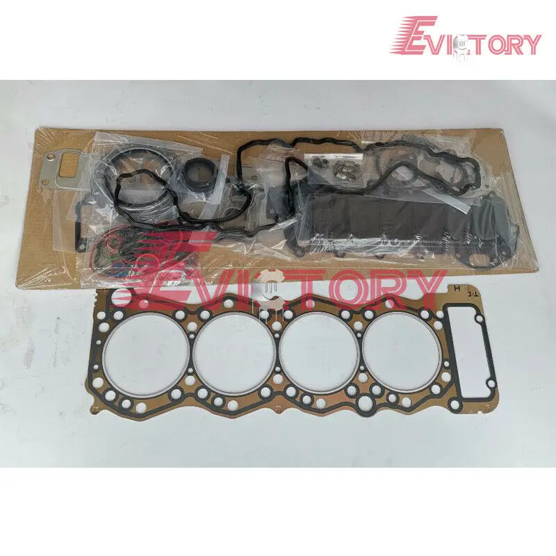 4M50 4M50T engine compelete gasket kit + piston ring bearing for Kato HD820-R5 Excavator