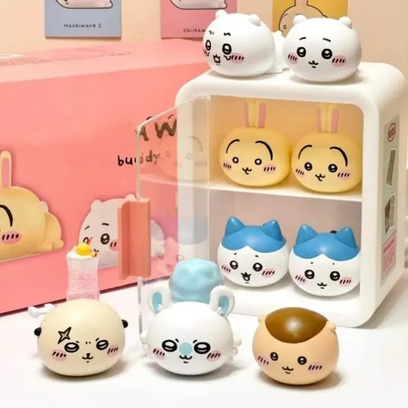 Chiikawa Friends Series Blind Box, Cute Hachiware, Usagi Cartoon Figure Mystery Box, Anime Butter Surprise Gift, Desktop Ornament Toy