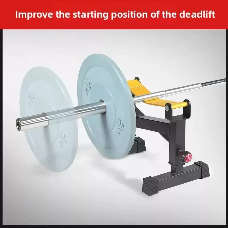 Household Deadlift Table Pad, Barbell & Dumbbell Cushion Sheet with Balance Training Bracket for Fitness Equipment