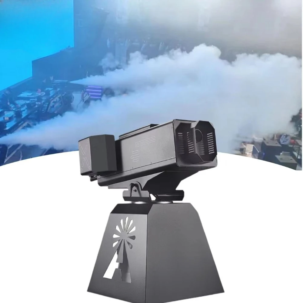 Remote/DMX Control Ground High Power Water-based Fog for Stage Effects SP-A4 Metal 3000W Super Fog Smoke Cannon Machine with