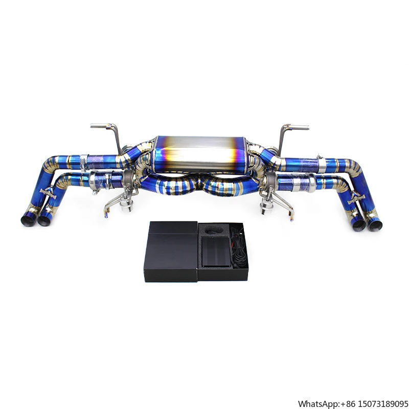 

OEM Racing Titanium Catback Exhaust Pipe for R8 V10 5.2L 2008-2013 Electronic Valve System Remote Control