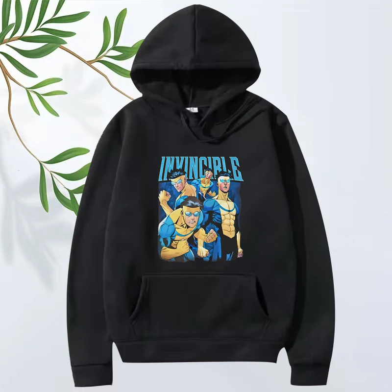 

Invincible Mark Grayson Essential hoodie 2025 men women vintage Long sleeve streetwear print Graphics oversized hoodie unisex