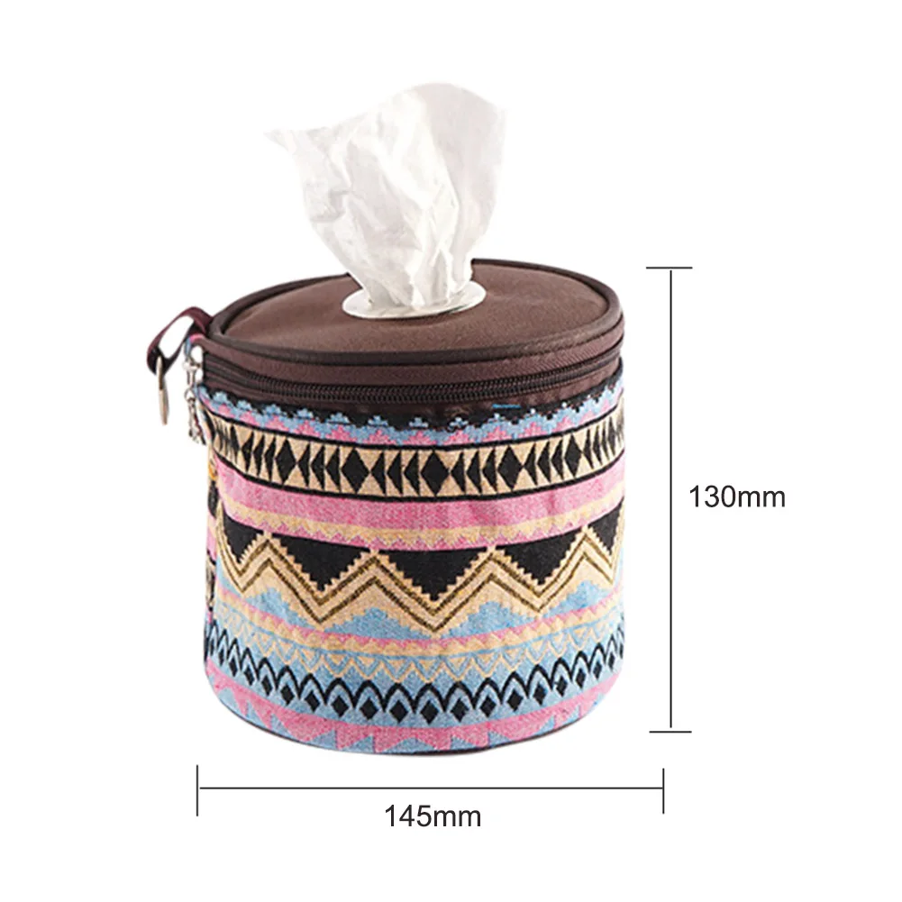 Camping Tent Folding Toilet Paper Hanging Holder Roll Case Storage Box Bag Outdoor Camping Hiking Picnic Tissues Storage Case