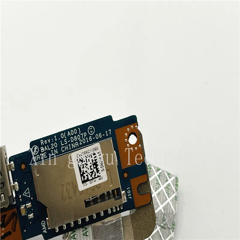 New Original For DELL Inspiron 15 5000 5565 15-5567 Usb Board USB Serie Card Reader 0GRRCY GRRCY BAL20 LS-D807P 0F8K7