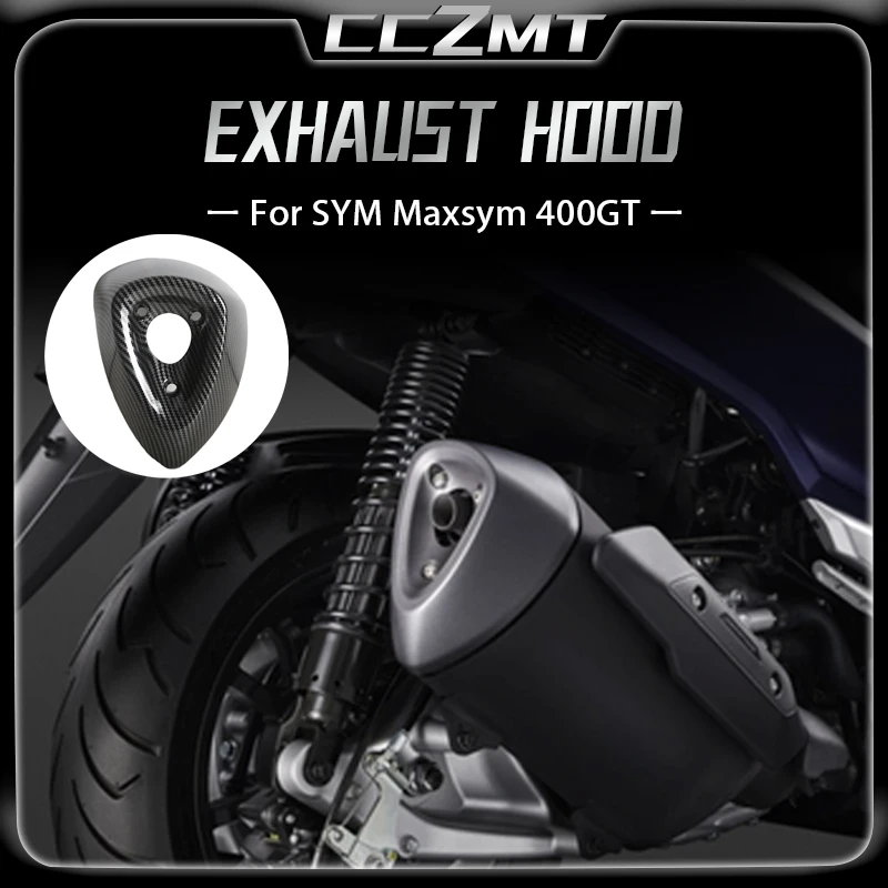 

For SYM MAXSYM 400 GT Maxsym 400 GT maxsym 400gt modified exhaust hood exhaust pipe tail cover anti scald cover accessories