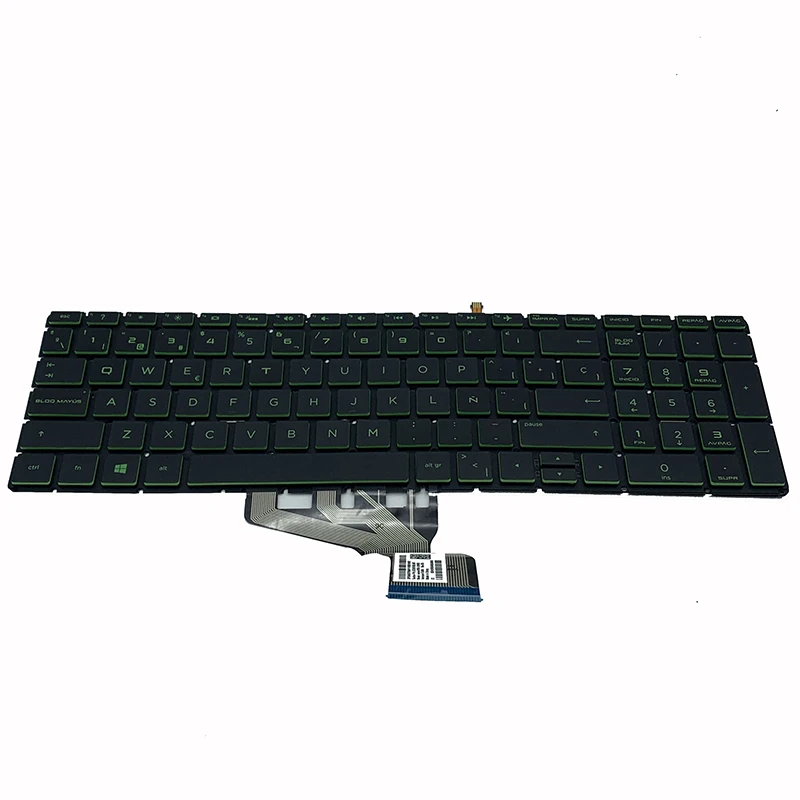 

New Laptop Keyboard Spanish for HP Envy X360 15 BW 15-B 15-BP 15-BS Spain SP Backlight Green