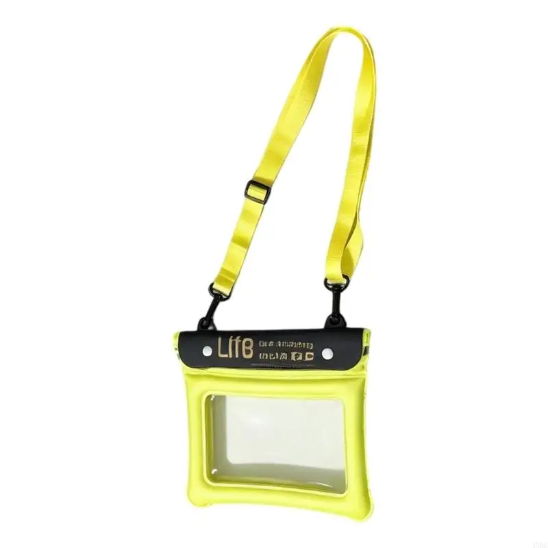 Phone Dry Bag with Adjustable Strap and Clear Window for Beach 4XBB