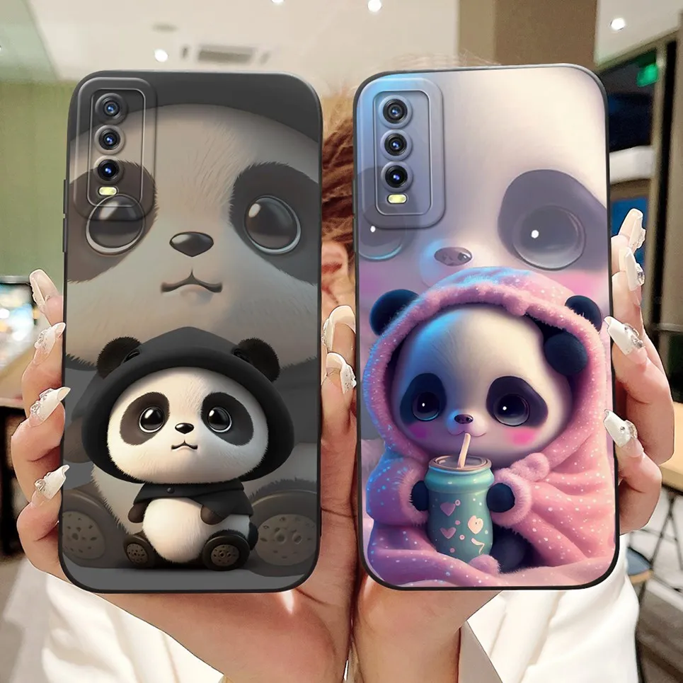 Case For Vivo Y20 Y20s Y20i Y20a Y20G Coque V2027 V2028 V2029 Vivo Y11s Y12s Y12a Soft Silicone Cartoon Cover Camara Protection