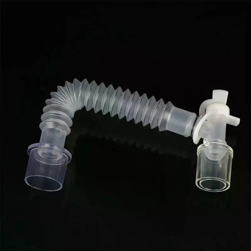Disposable Thread Extension Tube, Anesthesia Breathing Circuit, Anesthesia Extension Tube,L-Shaped Rotary Joint
