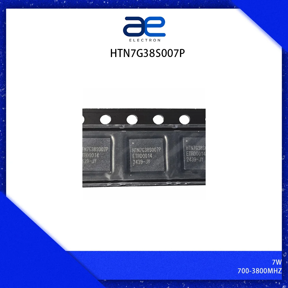 (10pcs - 50pcs)HTN7G38S007P 7W LDMOS RF Transistor PA Amplifier 700-3800MHz Broadband 28V High Frequency Device