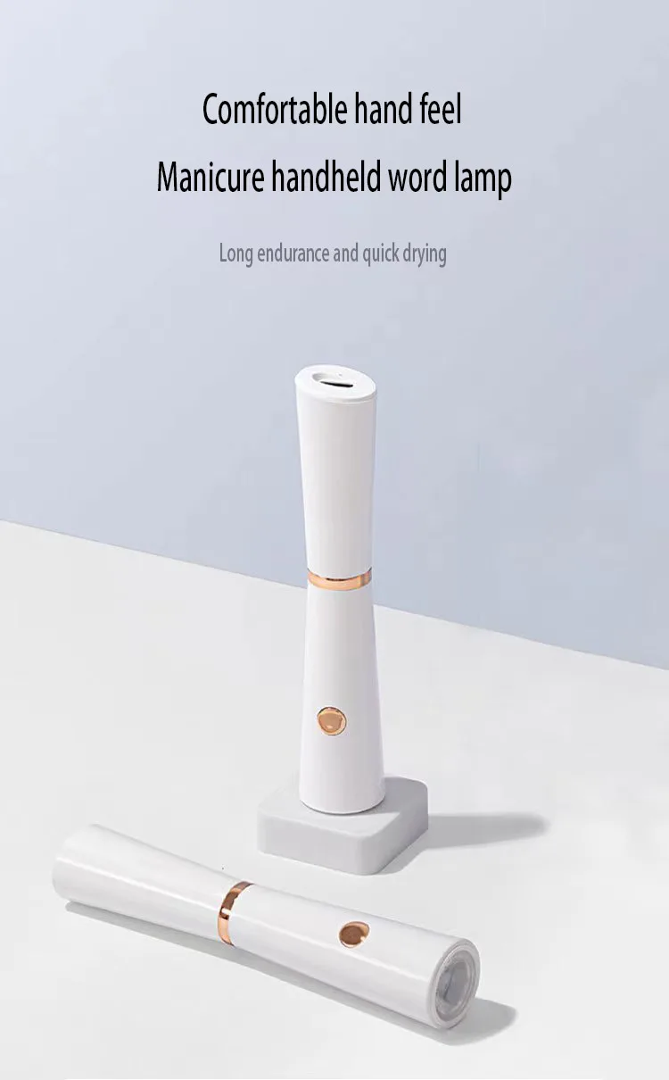 Przenośna mini lampa do paznokci z możliwością ładowania, kabel USB, przenośna lampa UV LED do paznokci z USB.