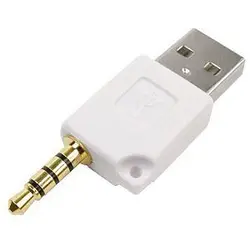 Adapter USB na DC 3.5mm/Mini Adapter dane USB i ładowania Adapter USB do Twojego Apple iPod Shuffle 2 generacji