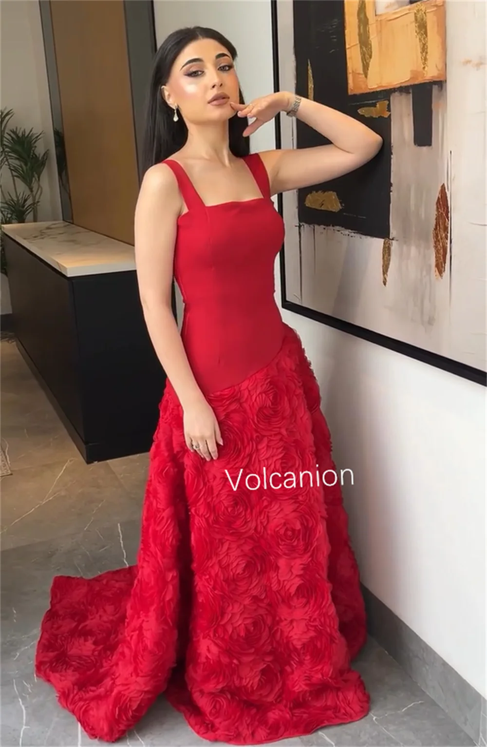 Классические длинные платья трапециевидной формы без бретелек с цветочным принтом по индивидуальному заказу, простой современный стиль