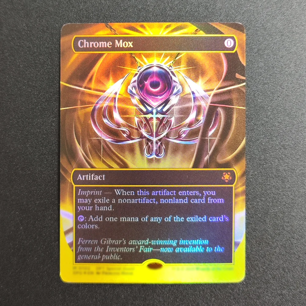 

Коллекционные карты Proxy TCG Magic: Хромированный артефакт Мокс 0102 – Высококачественные игровые карты для настольных игр и торговли