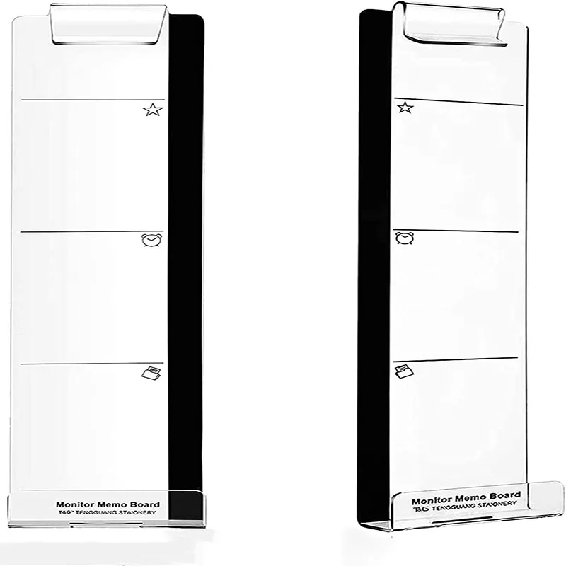 Tablero de notas para mensajes, pestañas de notas adhesivas, teléfonos, pantalla de PC, monitores de ordenador, Panel lateral, planificador, suministros de oficina, 1/2 Uds.