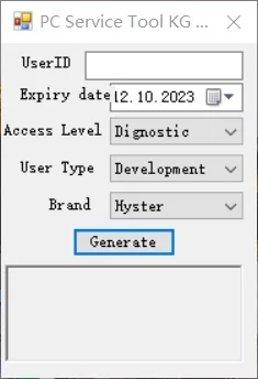 TruckEPC Hyster and Yale and Utilev and Generic PC Service Tool PCST v5.x  4in1 Keygen