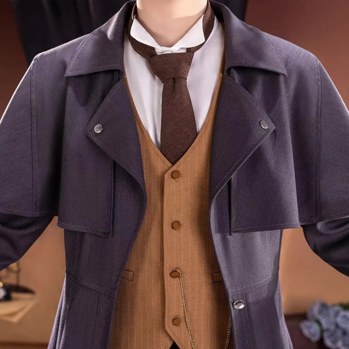 Disfraz de Cosplay del Tarot Club del Señor de los Misterios, El Tonto, Klein Moretti, Cthulhu, Anime, Estilo Británico, Conjunto de Gabardina, 2026