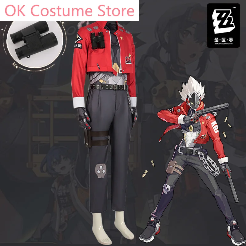 Zenless Zone Zero Bilicid Men Dual-gun Props Cosplay Costume Cos Game Anime Party Uniform Hallowen Play Role Clothes Clothing