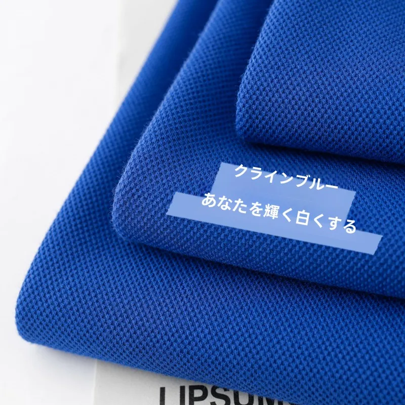 casual-loose-round-neck-short-sleeve-t-shirt-men's-versatile-half-sleeve-women's-klein-blue-popular-color-handmade