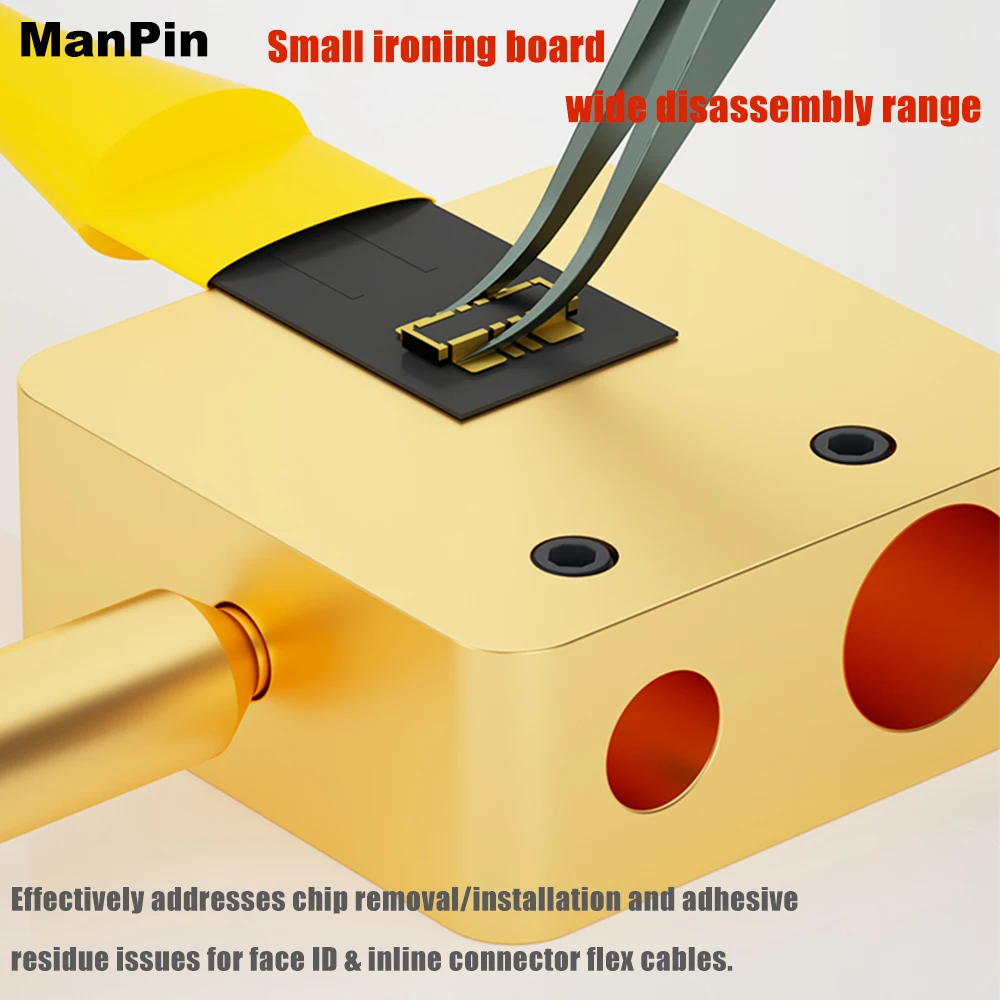 For iPhone Chip Heating Soldering Station CPU Glue Remove Pure Copper IC Flex Cable Debonding Disassemble 936 210 T12 3in1 Use