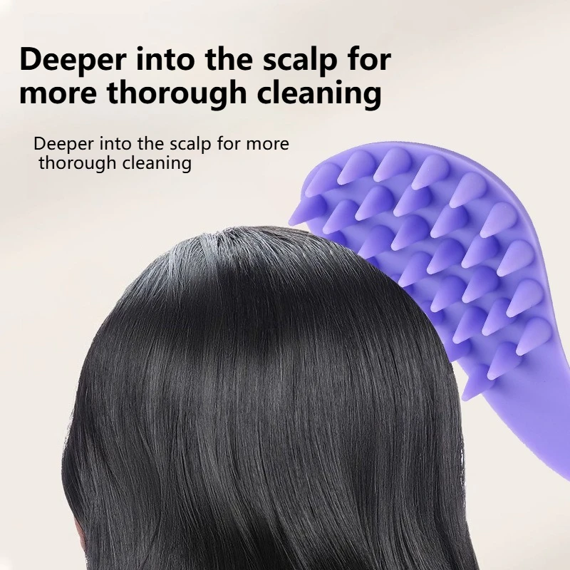 

1 шт. расческа из АБС-пластика с широкими зубьями для нормальных волос, мягкая массажная щетка для кожи головы, для глубокого очищения, массажа головы, домашнего спа и салона красоты