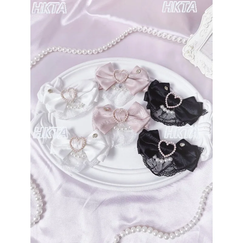 Handmade Japanese Bubble Shoes Clips Jirai Kei Sweet Mass Production Bow Decorative Shoe Clips Lolita Platform Shoes Decoration