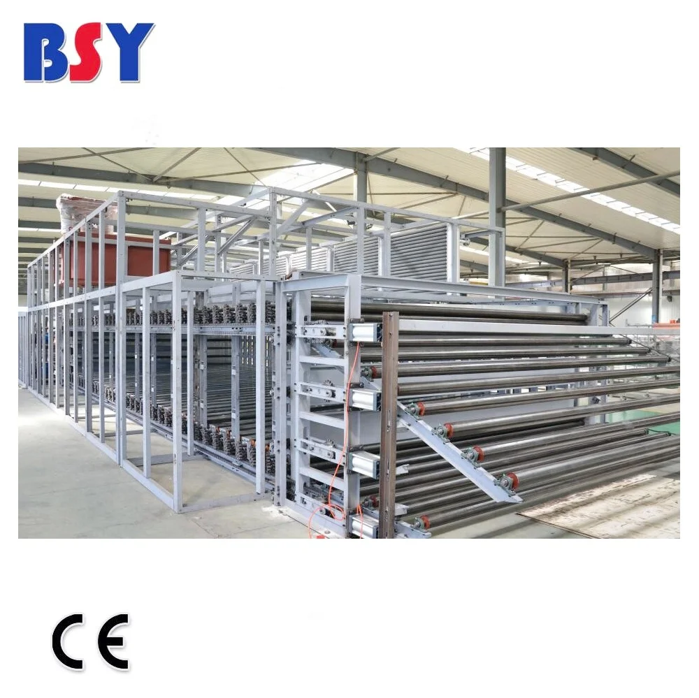 Pressa a caldo da 800 t e 20 strati per la produzione di compensati