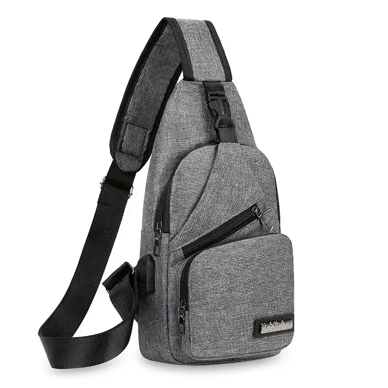 Men's Large Capacity Sling Chest Bag – Outdoor Sports Shoulder Backpack for Casual & Fashion – Small Crossbody Bag
