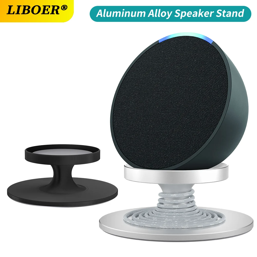 Soporte de altavoz para Echo Dot/Pop Homepod Mini Google Nest, altavoz inteligente portátil, soporte de escritorio con almohadilla antideslizante