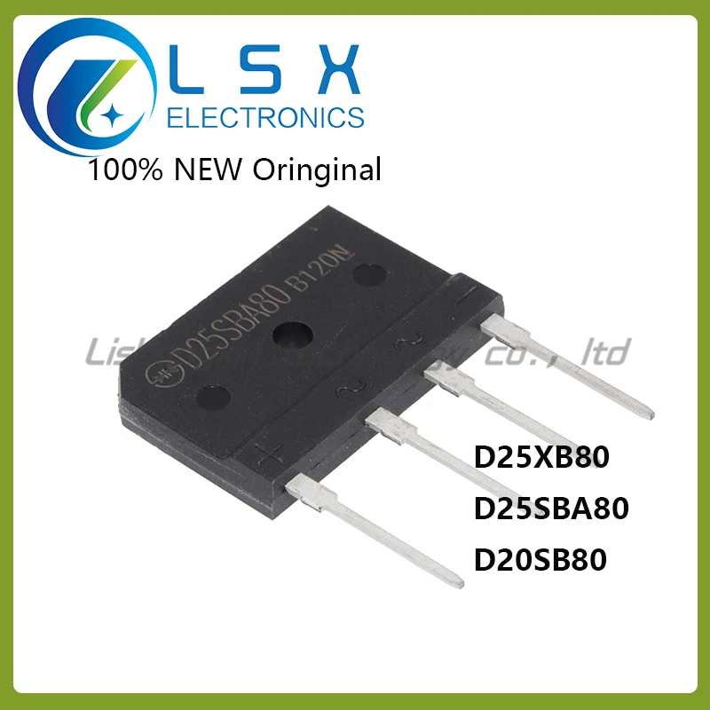 New/5pcs D25XB80 Induction cooker rectifier bridge Rectifier bridge reactor D25SBA80 D20SB80 Original On stock