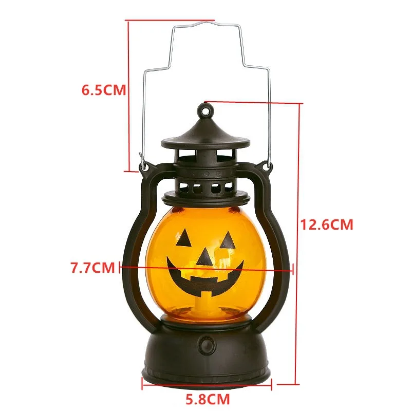 LED ハロウィンカボチャゴーストランタンランプ DIY 吊り下げ怖いキャンドルライトハロウィン装飾ホームホラー小道具子供のおもちゃ