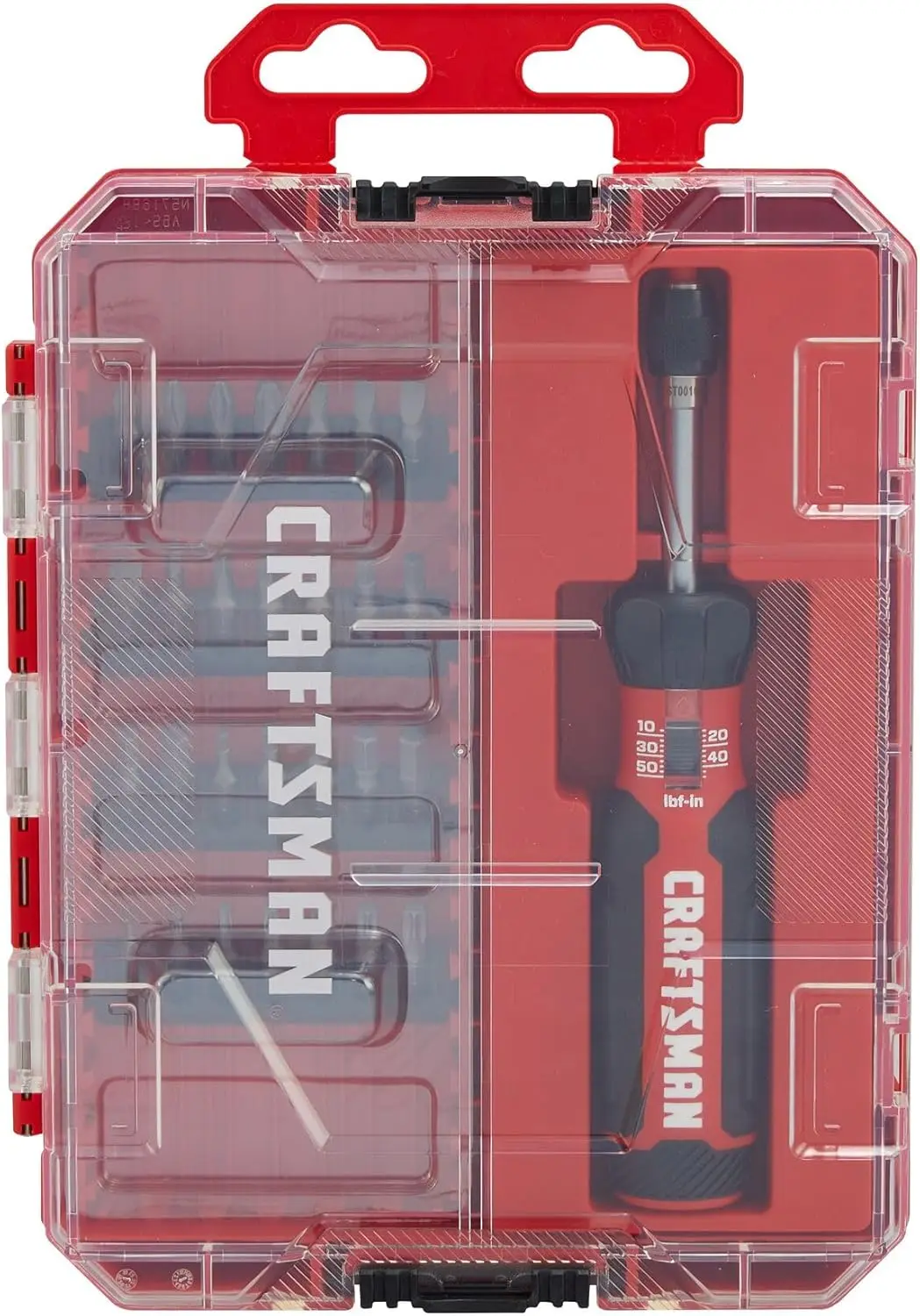 

29-Piece Torque Screwdriver Set with Storage, Includes Phillips, Slotted, Hex, Torx and Square Bits