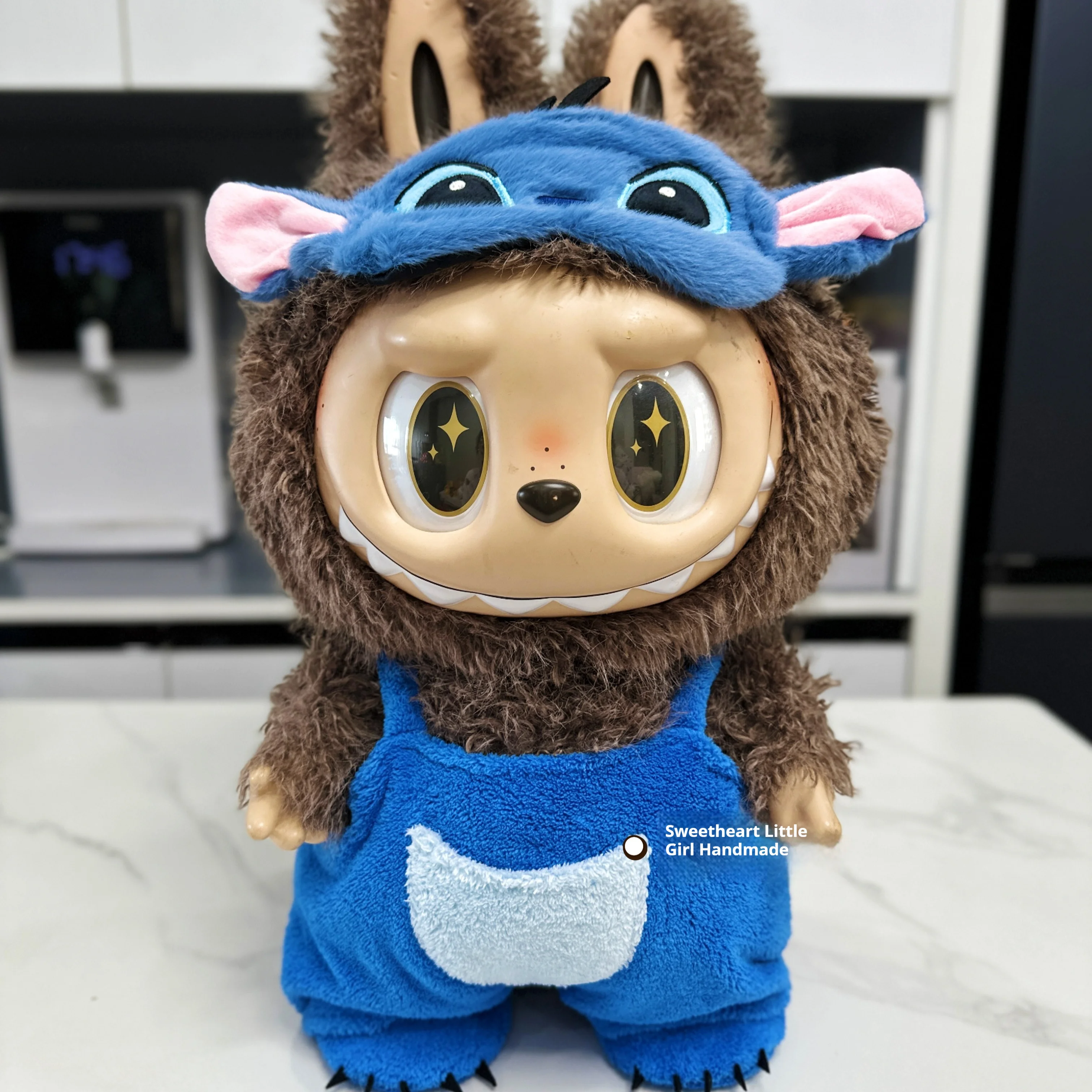 ملابس لطيفة لـ 58 سنتيمتر Labubu Zimomo دمى كبيرة الملابس الكرتون غرزة الملابس مجموعة فستان إكسسوارات دمي مخصص لتقوم بها بنفسك اللعب الهدايا