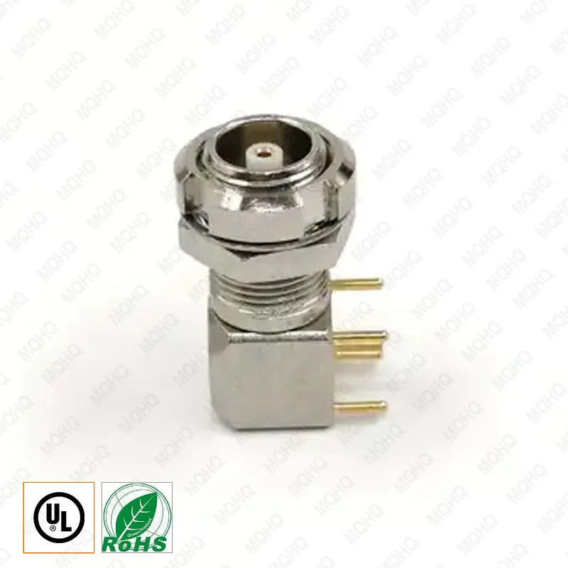 lemos Connectors Compatible EPS.00 250 1 Coax Pin 50 Ohm Receptacle Circular Push Pull Female 00S Coaxial Connector