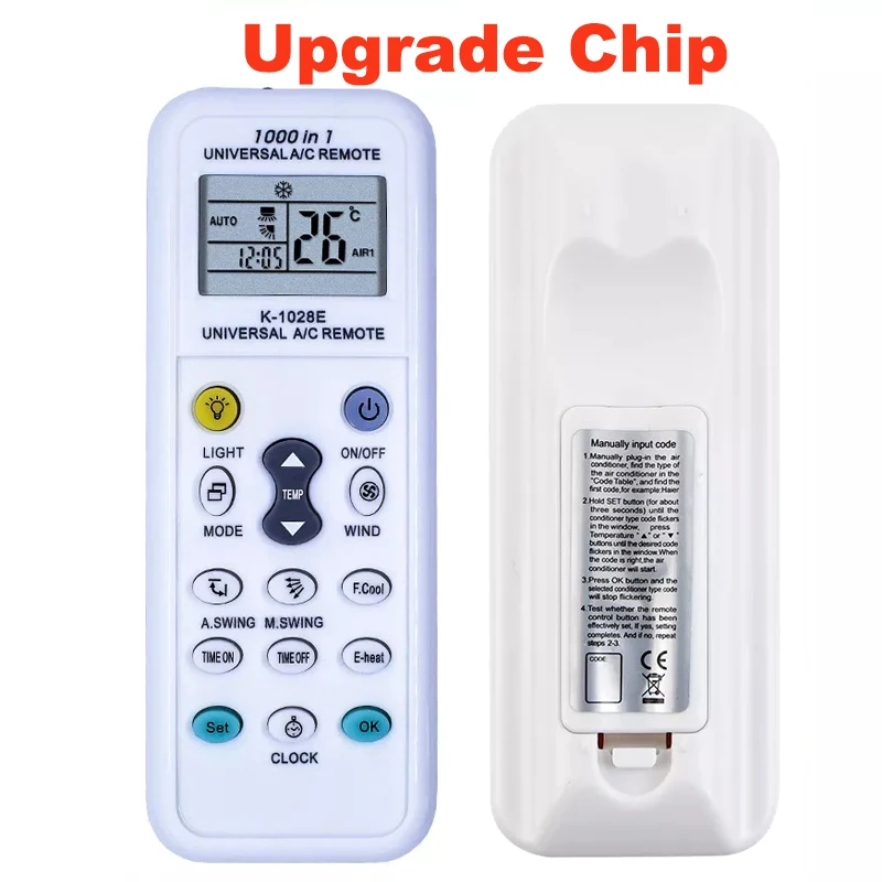 Universal Remote K-1028E Low Power Consumption K-1028E Air Condition Remote LCD A/C Remote Control Controller